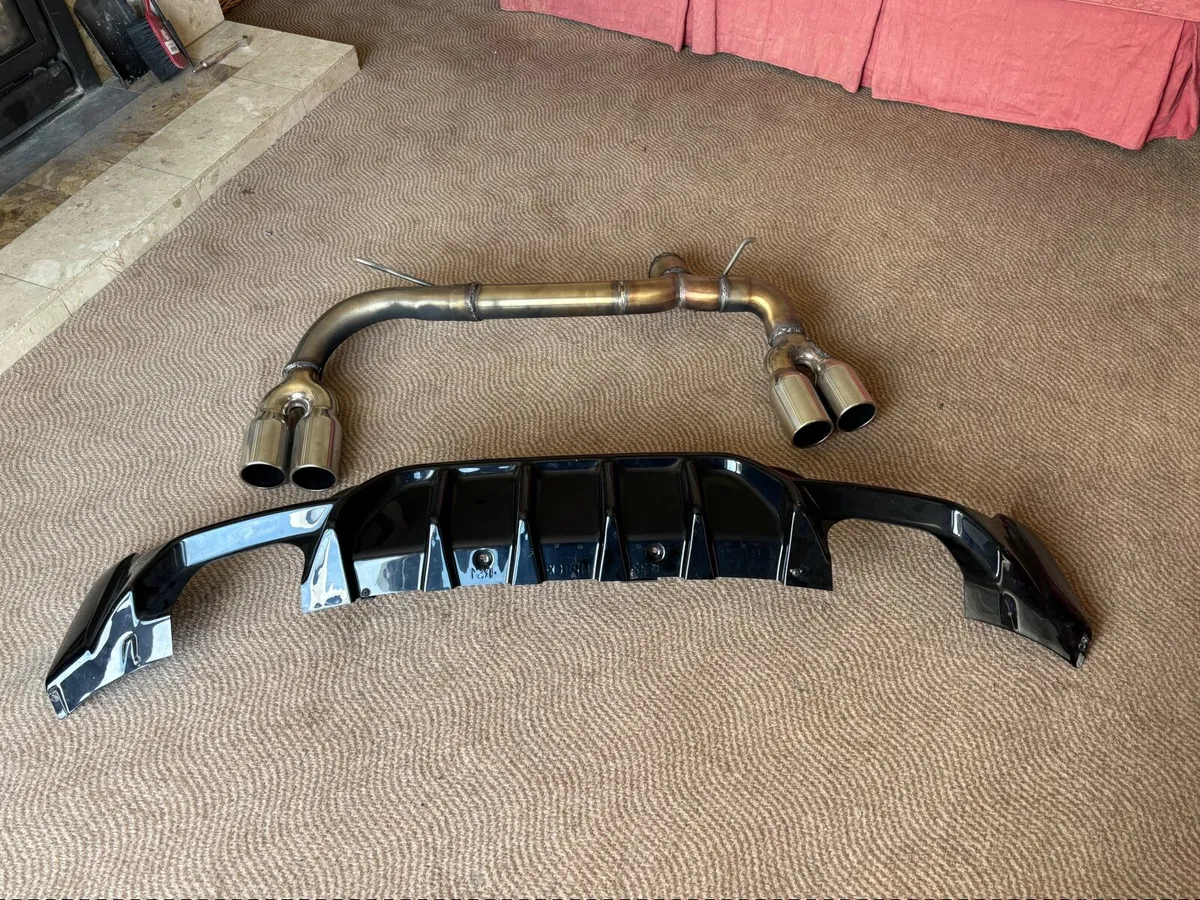 Quad exhaust & Defuser for  bmw F36 - Image 4