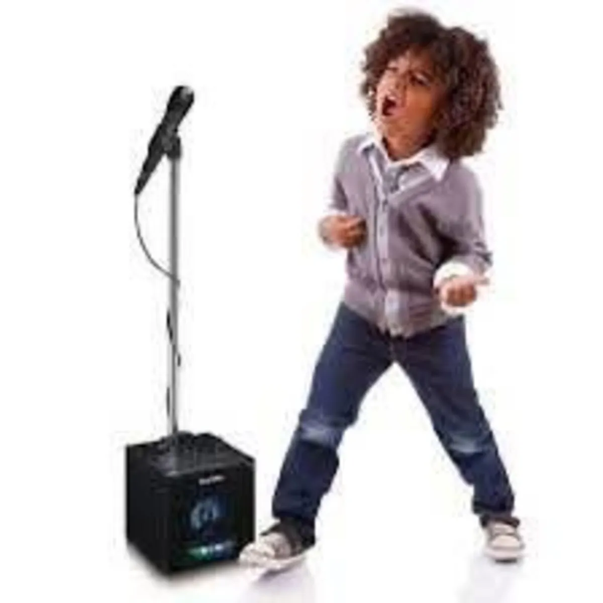 Lenco BTC-070BK Bluetooth Karaoke Speaker - Image 1