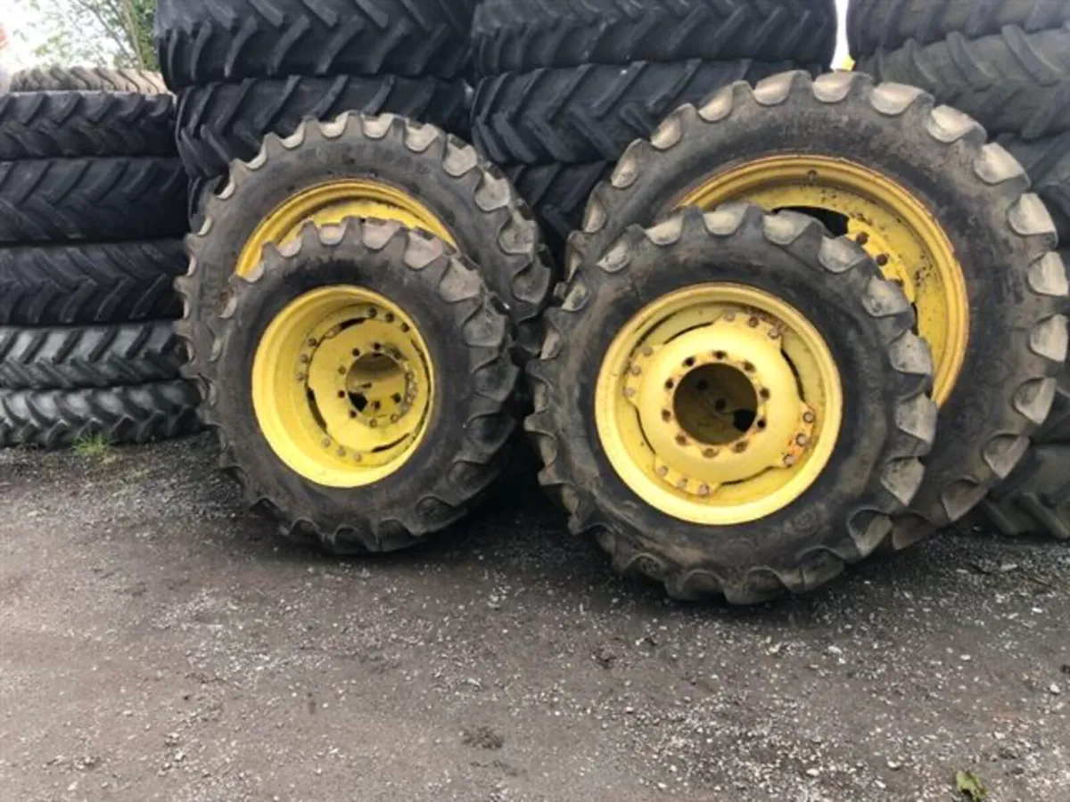 Full Set JD Row Crops - 420/80R46 & 380/85R30 - Image 1