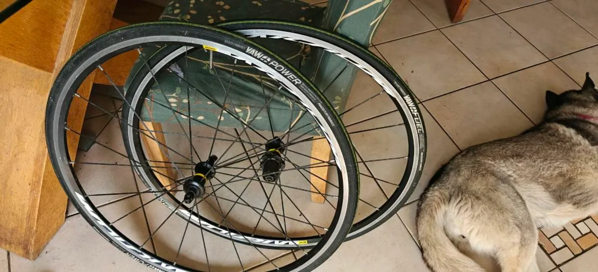 X2 sets of mavic aksuims wheels - Image 1