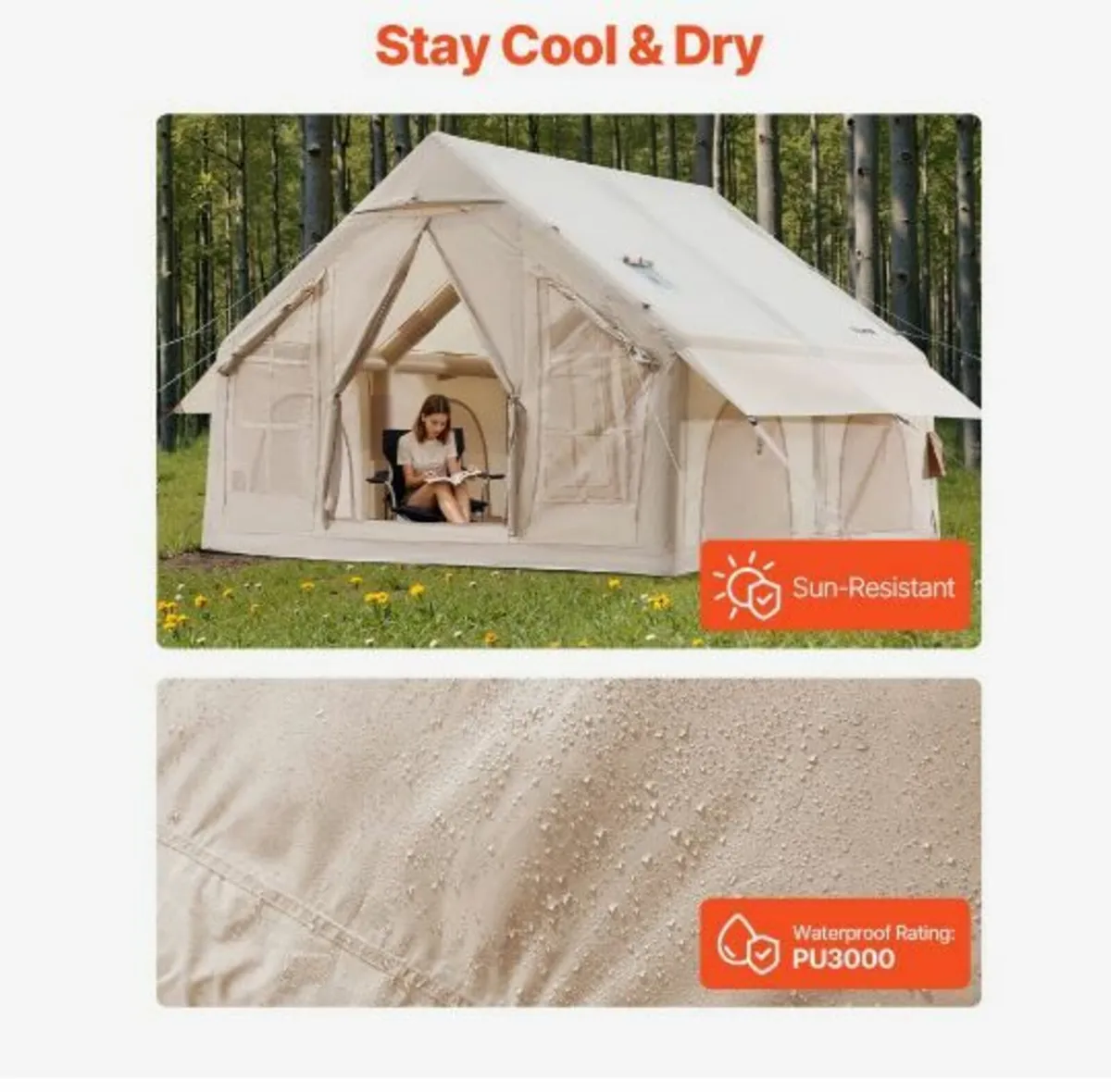 Inflatable Tent for Camping 4-6 Person - Image 2