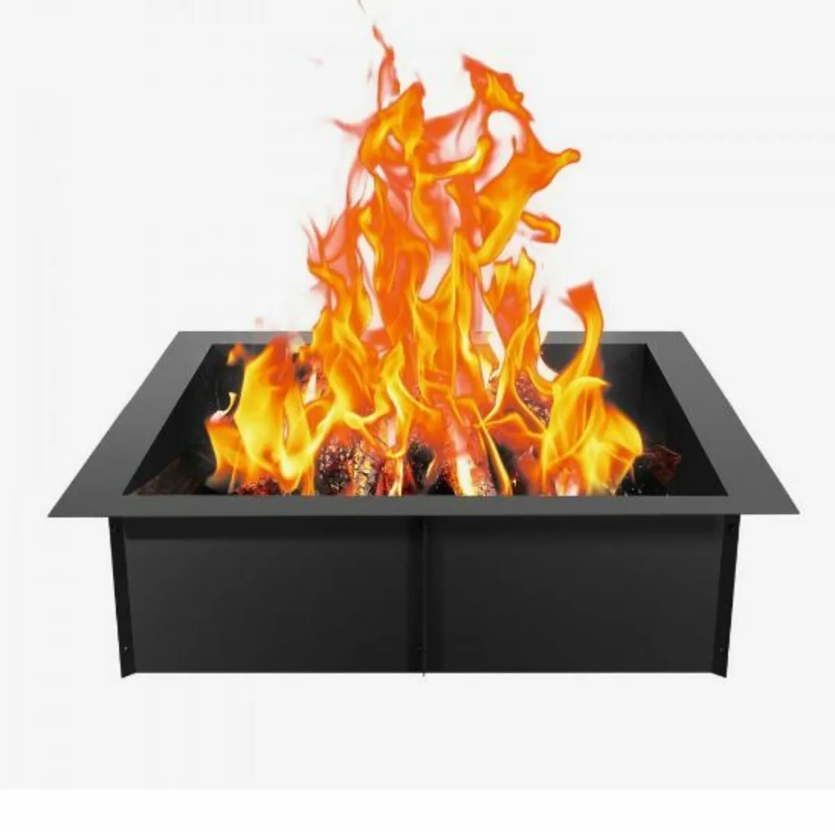 Fire Pit Ring Square 42x42 in Outer Steel - Image 4