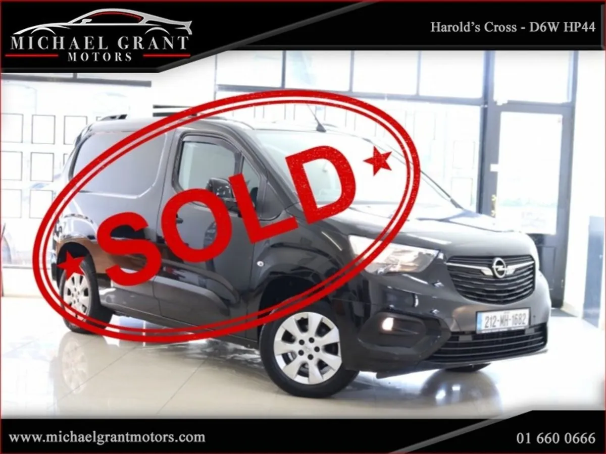 Opel Combo Sport L1h1 1.5 100BHP 3 Seats / Highes - Image 1