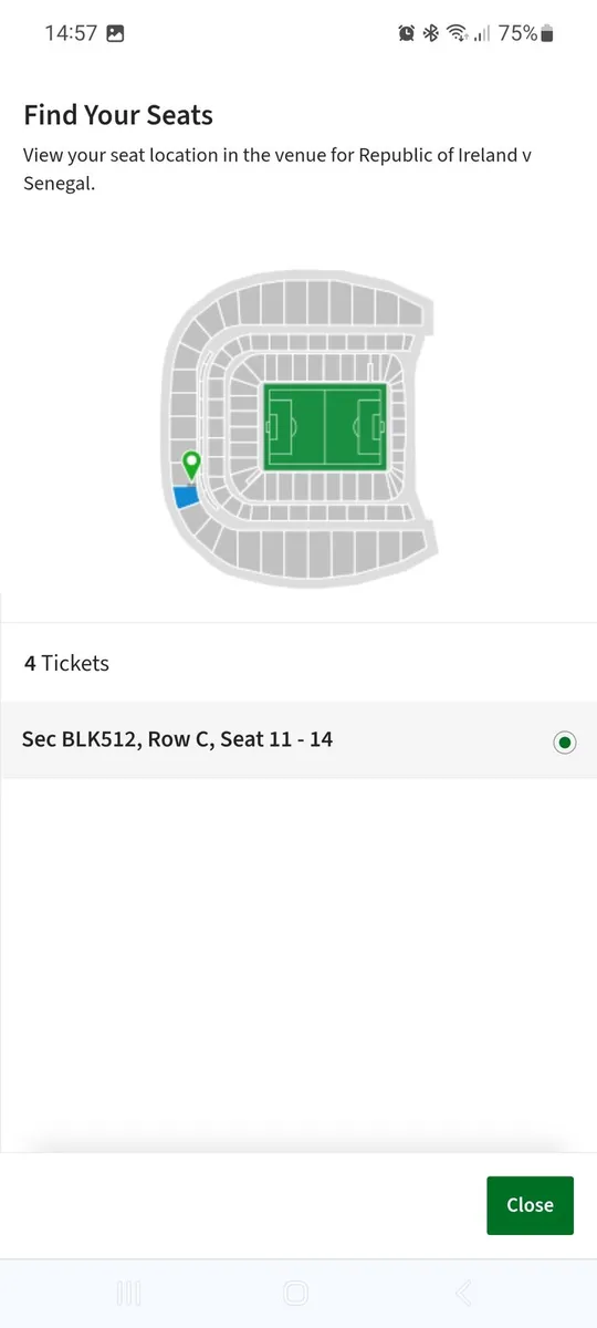 Ireland tickets vs senegal - Image 2