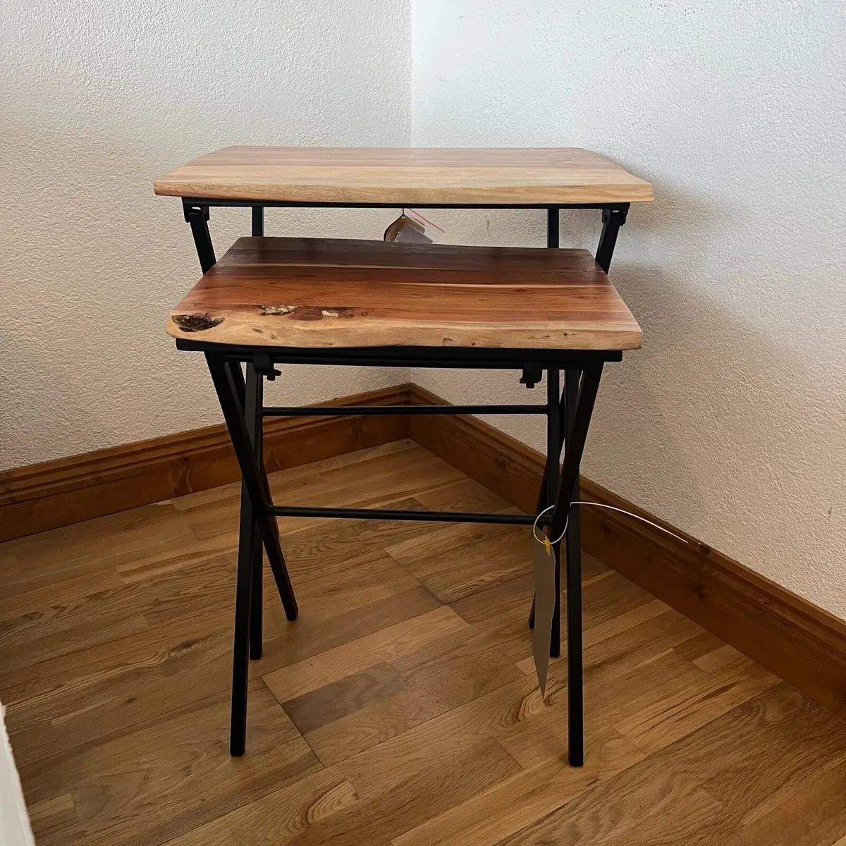 Wooden Nesting Tables - Image 2