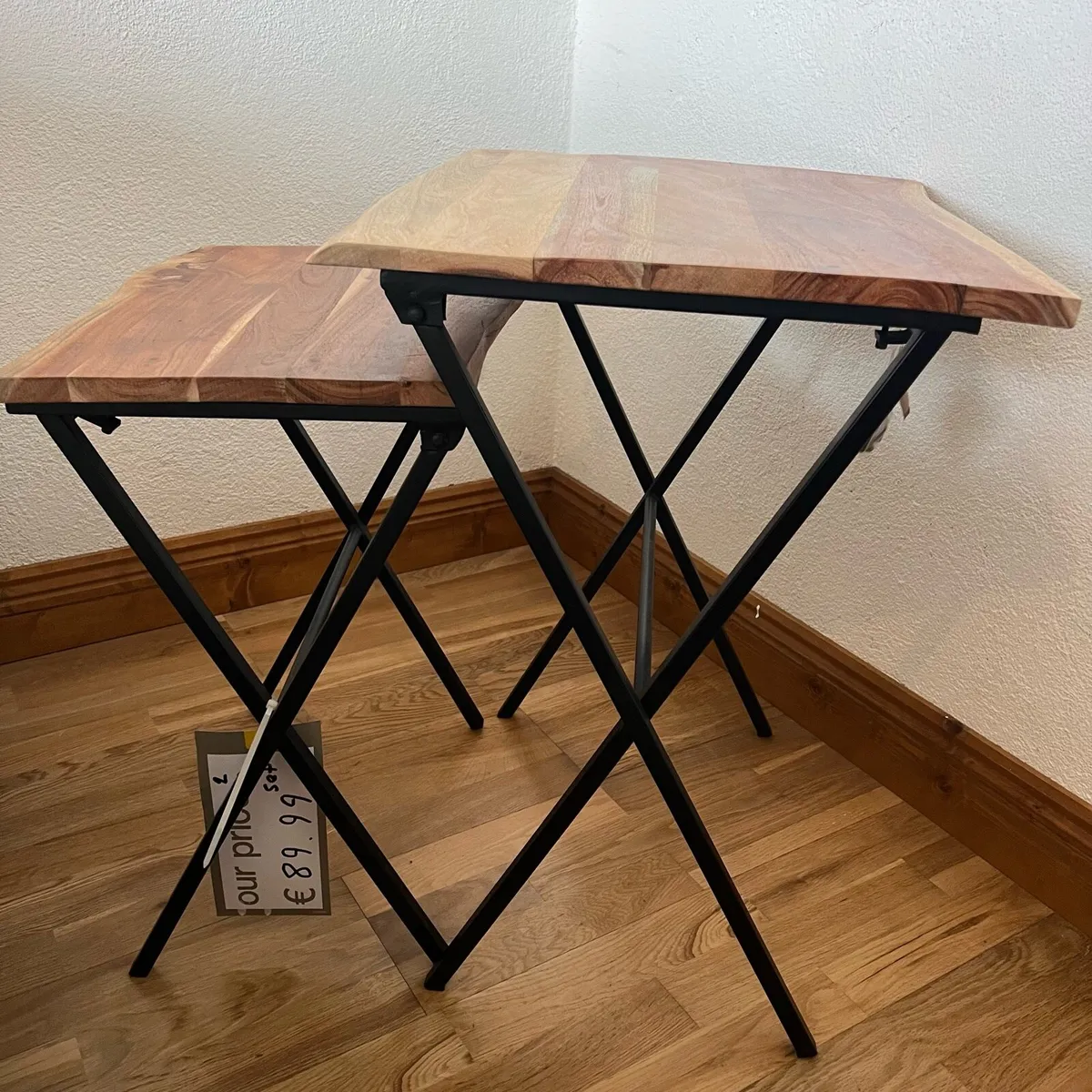 Wooden Nesting Tables - Image 3