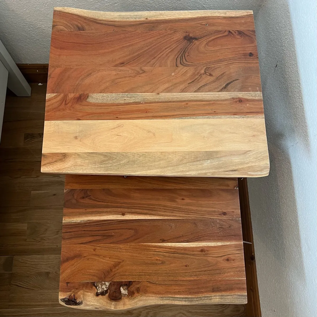 Wooden Nesting Tables - Image 4