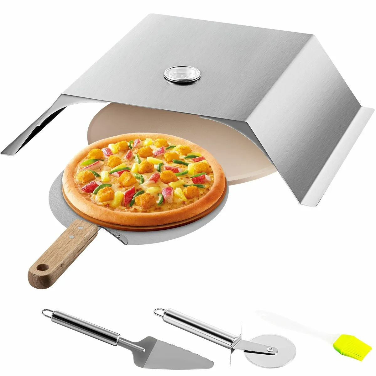 Pizza Oven Kit, Stainless Steel Grill bbq pizza - Image 1