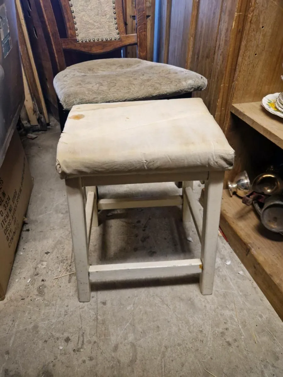 Vintage Retro Stool - Image 1