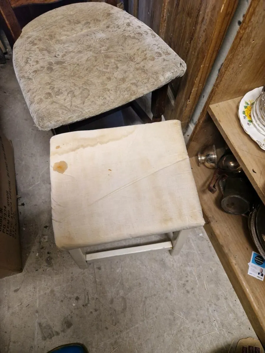 Vintage Retro Stool - Image 2