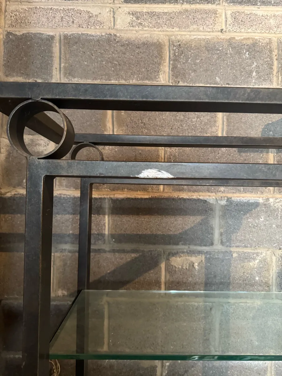 Metal & Glass shelving Unit - Image 3