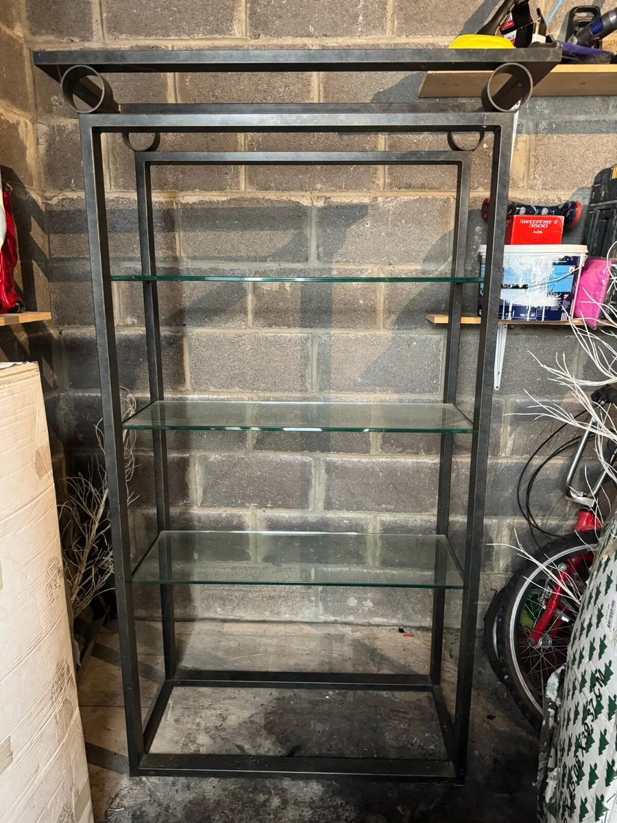 Metal & Glass shelving Unit - Image 4