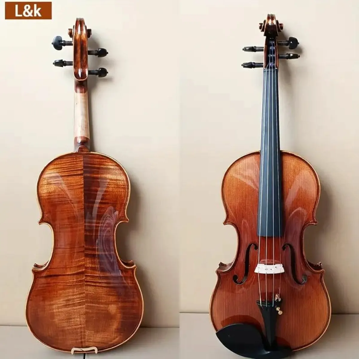 Maple solid wood violin 4/4 - Image 2