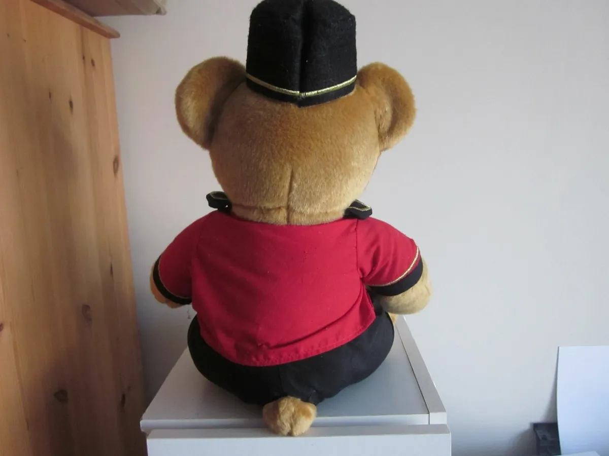 FAO Schwarz Plush Toy Soldier Teddy Bear 15" - Image 3