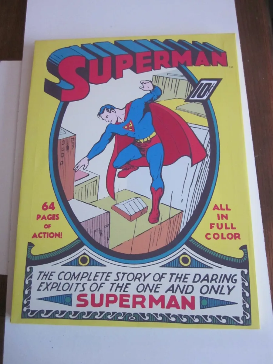 Three DC Comics Superman  Retro Canvas Prints - Image 4