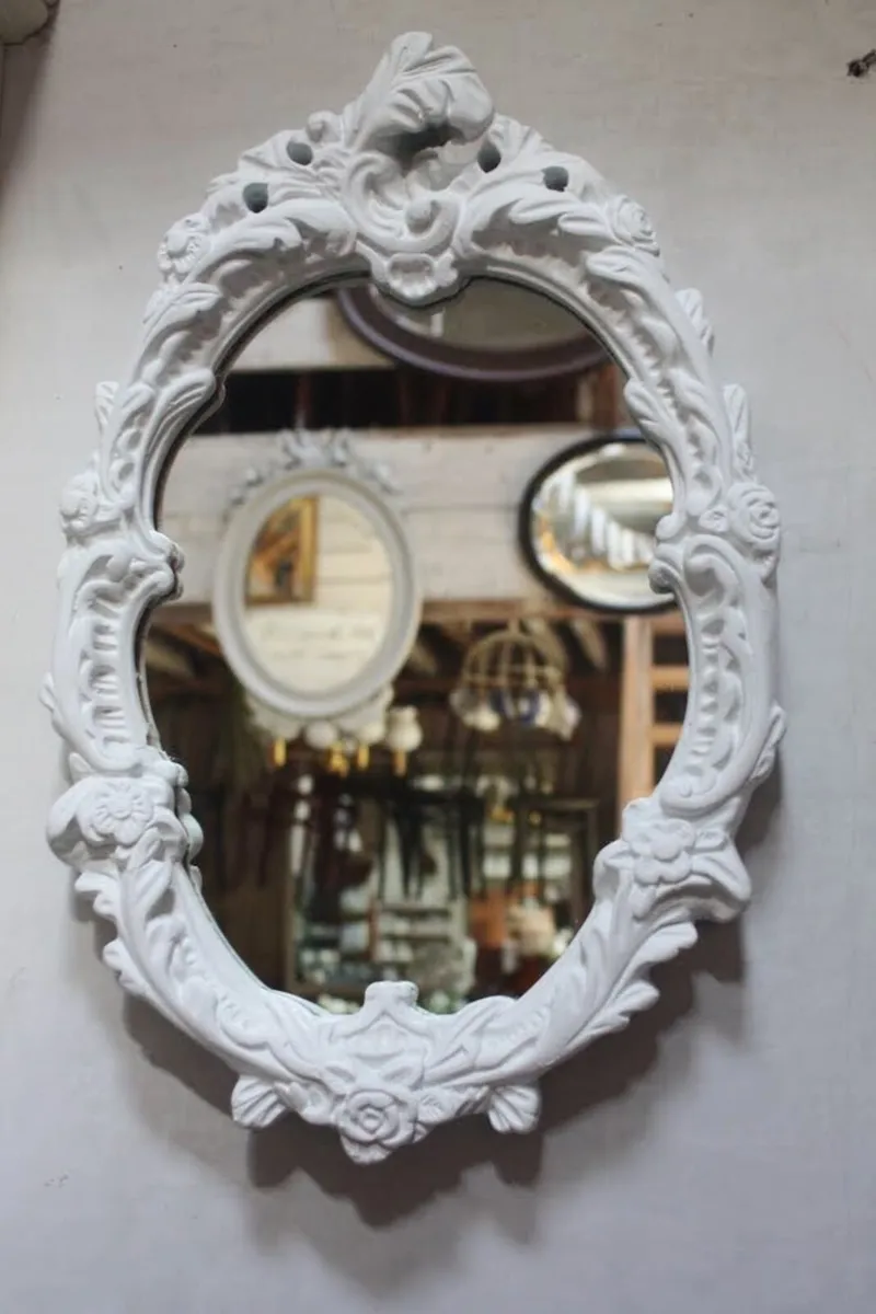 Antique Baroque Style Mirror - Image 1