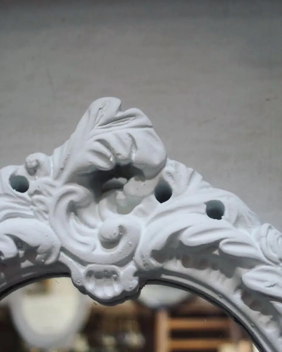 Antique Baroque Style Mirror - Image 3