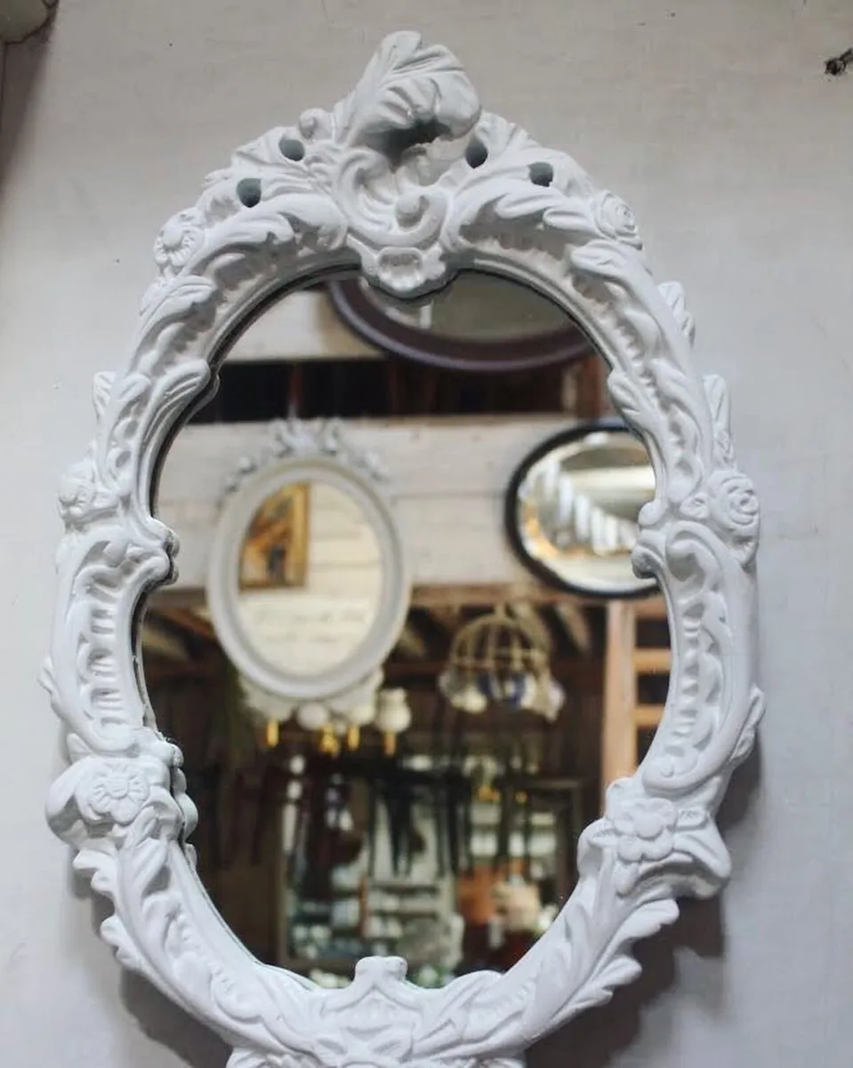 Antique Baroque Style Mirror - Image 4