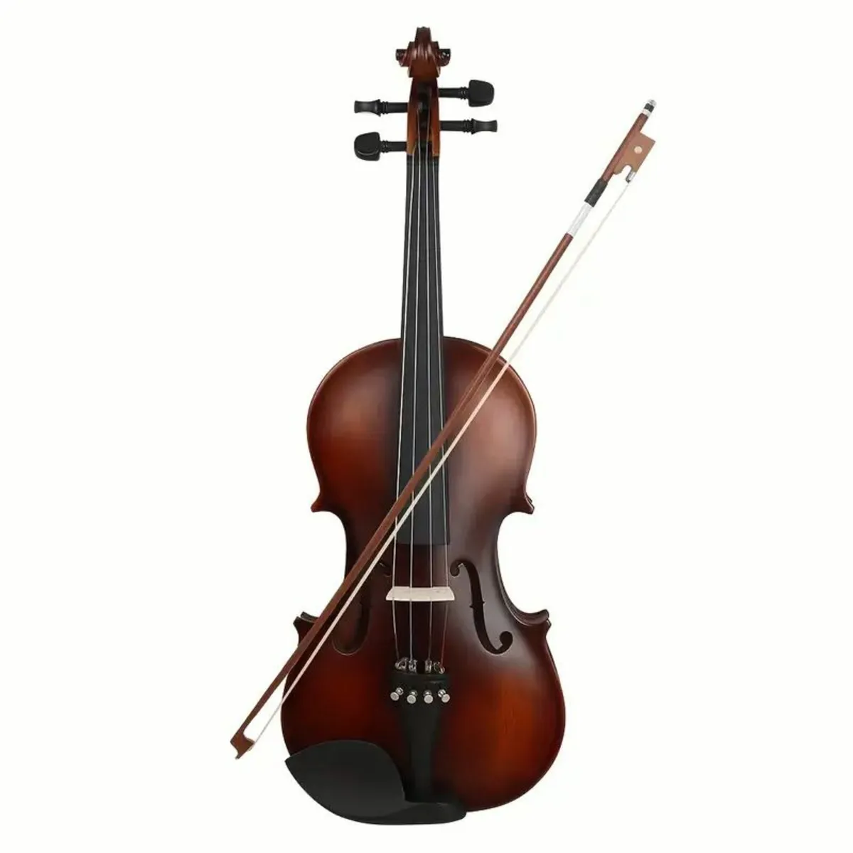 Astonvilla Vintage Matte Violin with Ebony Accesso - Image 1