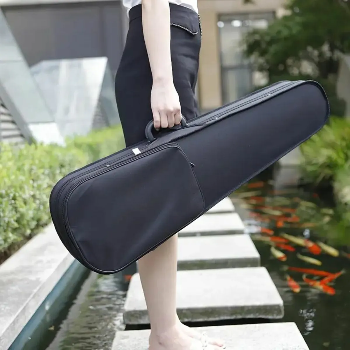 Astonvilla Vintage Matte Violin with Ebony Accesso - Image 4