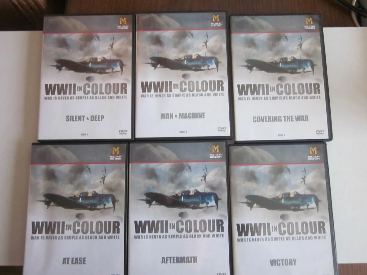 World War 11Colour 6 DVD Box Set Military History - Image 2