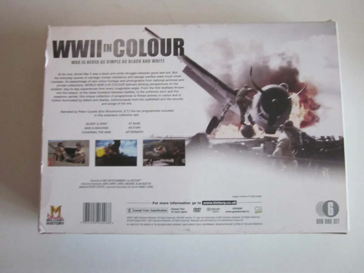 World War 11Colour 6 DVD Box Set Military History - Image 4