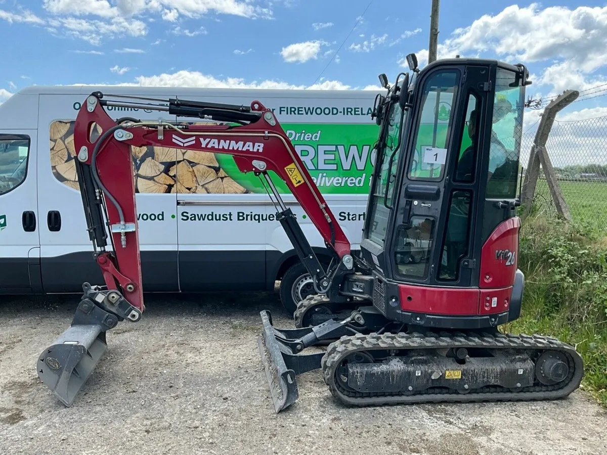 YANMAR VIO26-6 2.6 TON ZERO TAIL MINI DIGGER - Image 4