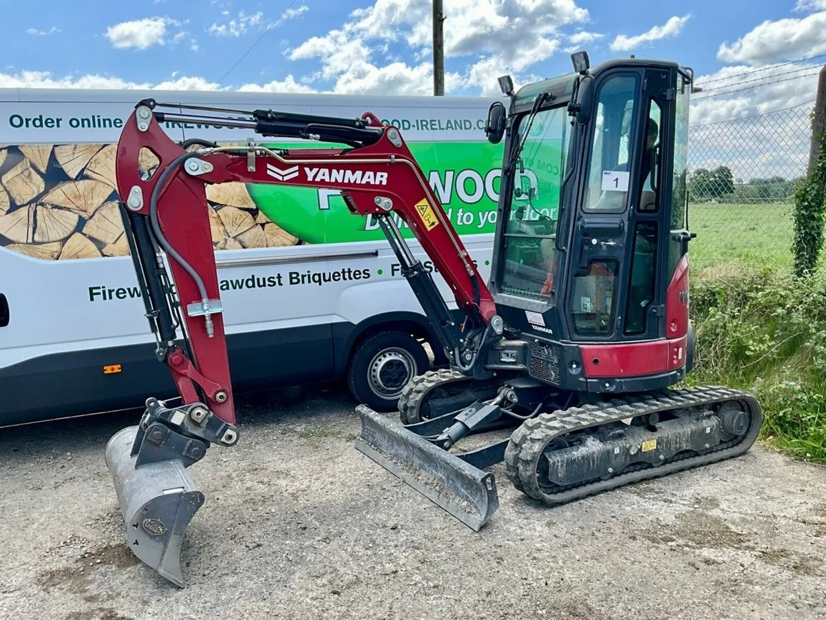 YANMAR VIO26-6 2.6 TON ZERO TAIL MINI DIGGER - Image 1