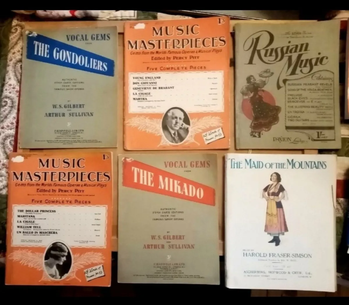 Joblot Vintage Sheet Music