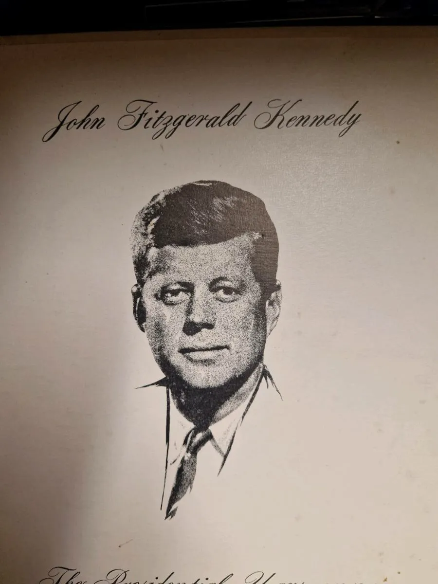 Vintage Vinyl Record JFK Speeches - Image 3