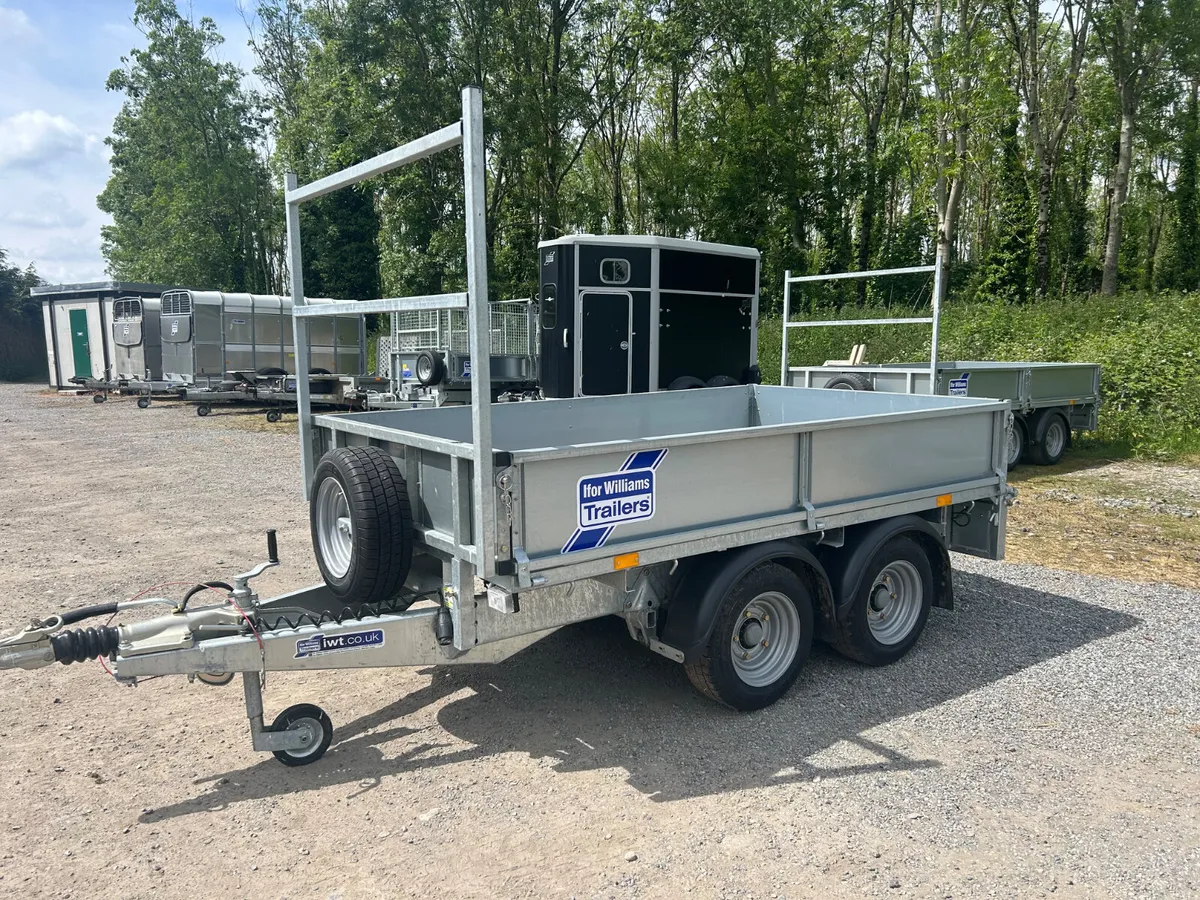 New Ifor Williams 8x5 Dropside Trailer - Image 1