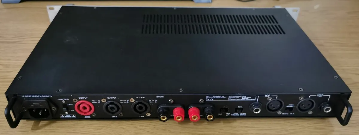 OMNITRONIC P-125 Endstufe, 2x65W/4 Ohm Amplifire - Image 2