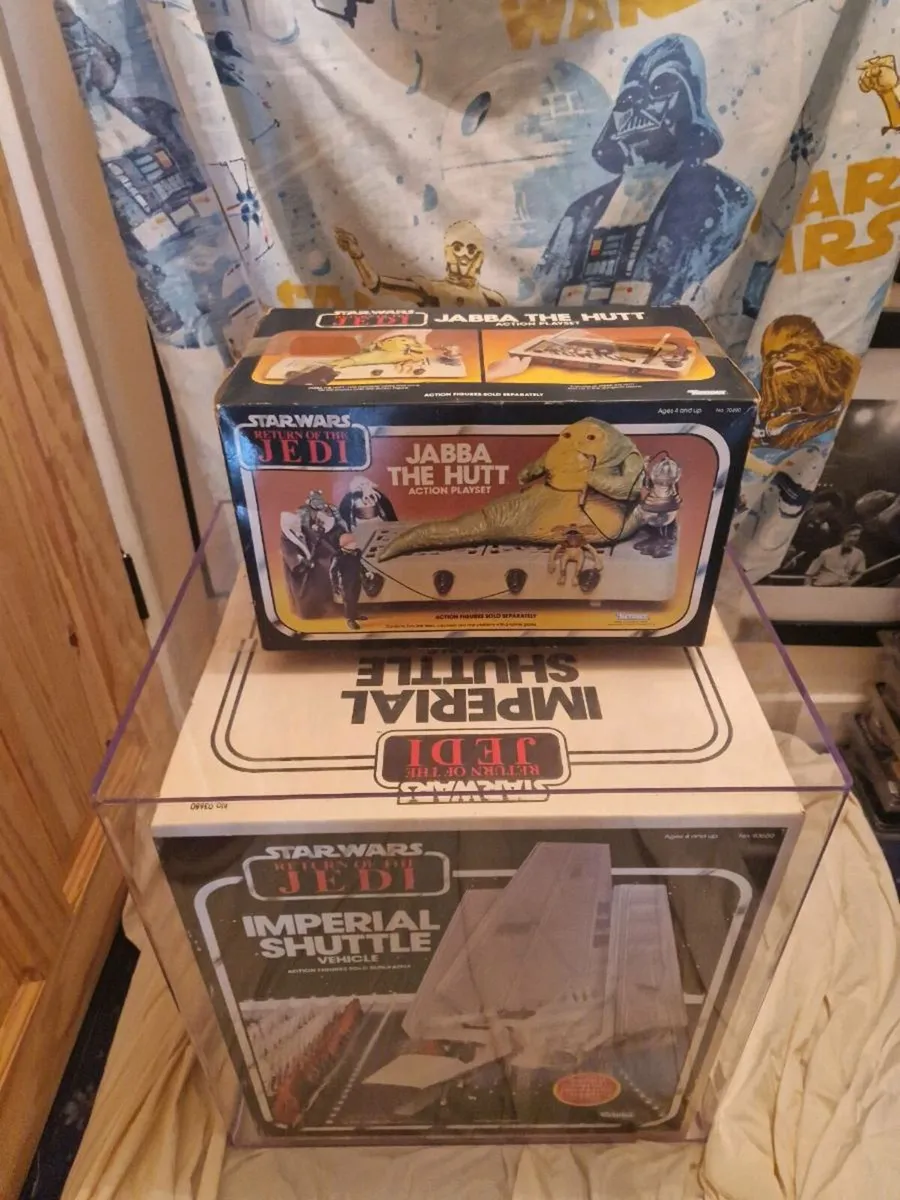Vintage Star Wars ROTJ Jabbas Throne Room Playset - Image 1