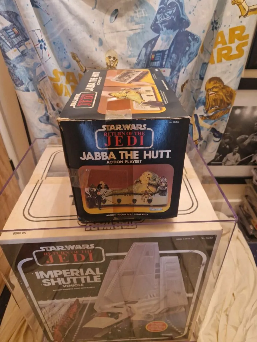 Vintage Star Wars ROTJ Jabbas Throne Room Playset - Image 3
