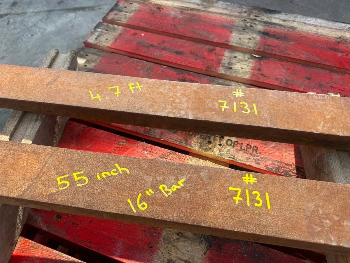 FORKLIFT FORKS ....4.7 FT ....55 INCH ....16" BAR - Image 3