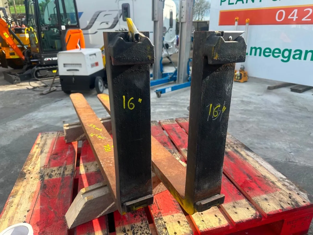 FORKLIFT FORKS ....4.7 FT ....55 INCH ....16" BAR - Image 4