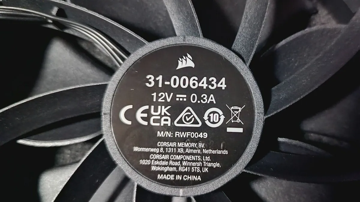 4 x Corsair Ventola SP120 120mm PC Case Fans - Image 3