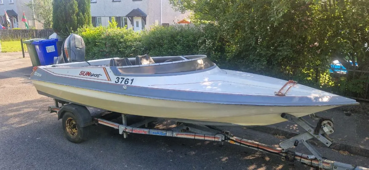 Sun sport 55hp speedboat - Image 2