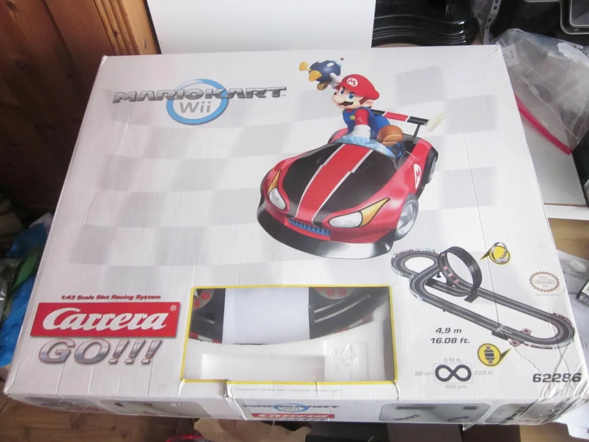 Mario Kart Wii Carrera Go Scalextric Car Racing - Image 1