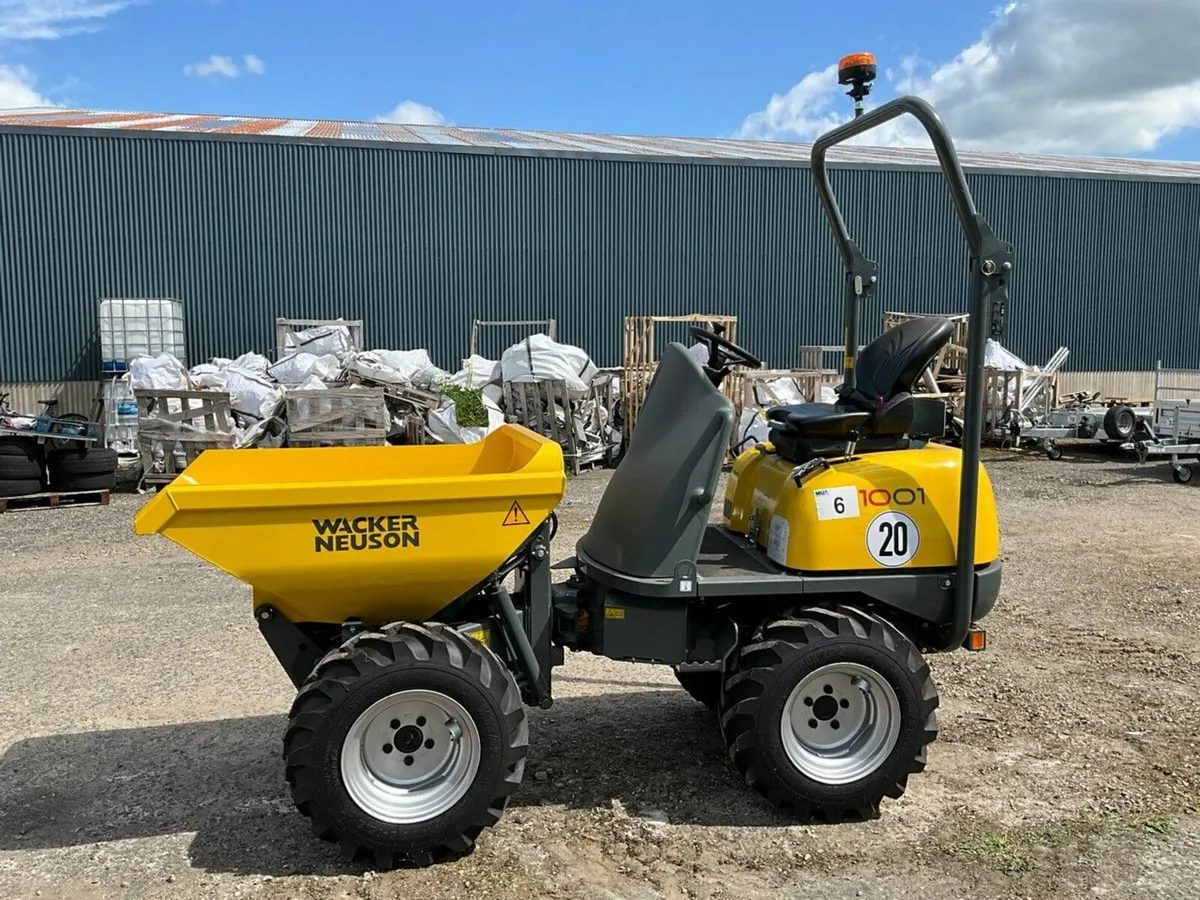 UNUSED WACKER NEUSON D01-04 1 TON HIGH TIP DUMPER - Image 3