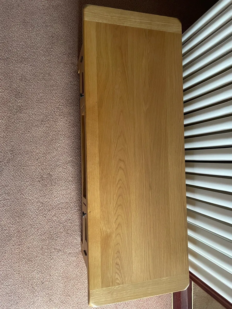 Solid oak tv unit - Image 2
