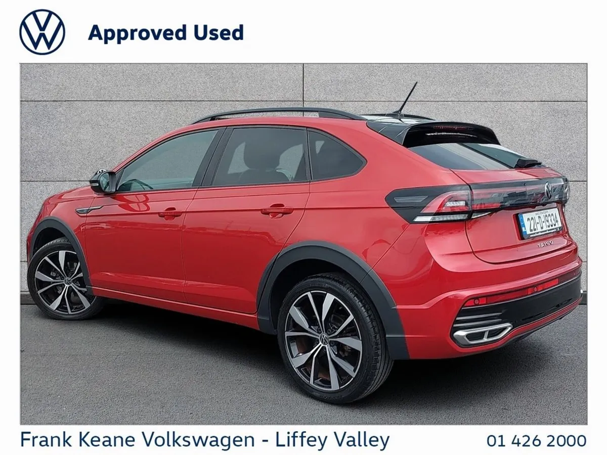 Volkswagen Taigo R-line Auto 1.0tsi 110BHP  rear - Image 3