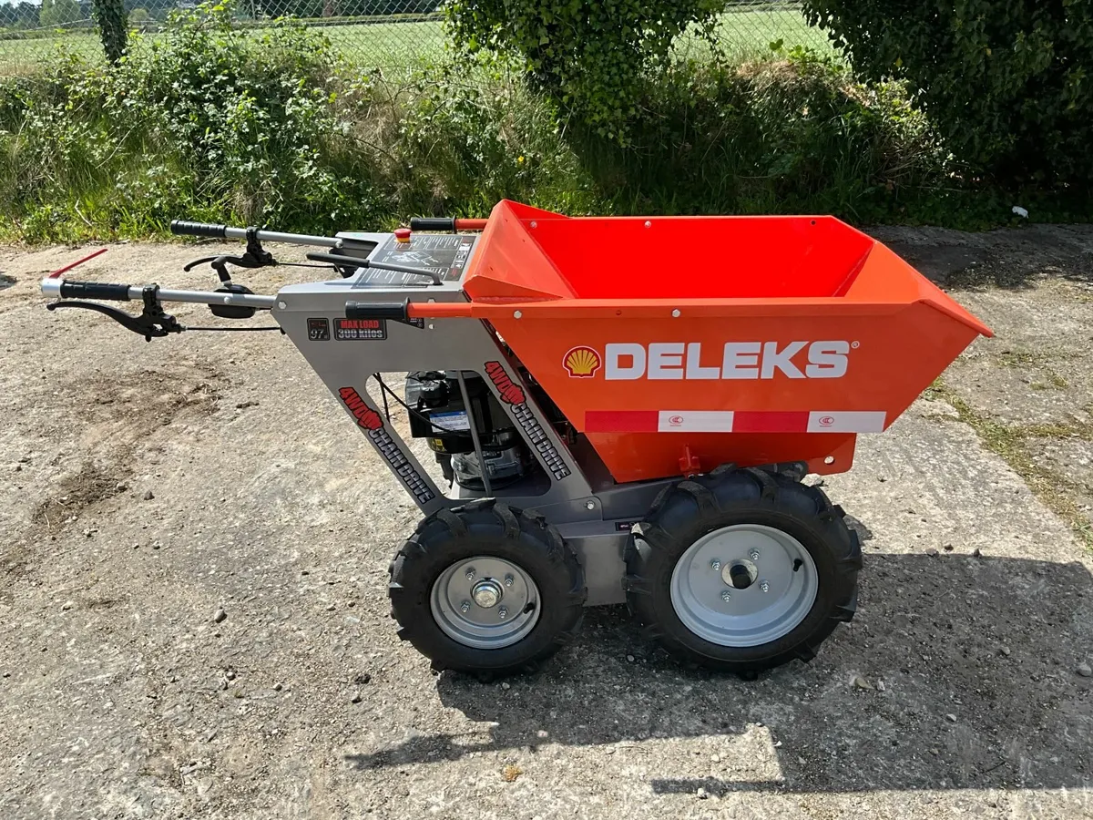UNUSED DELEKS MD400 4WD WALK BEHIND PETROL MUCK TR - Image 2
