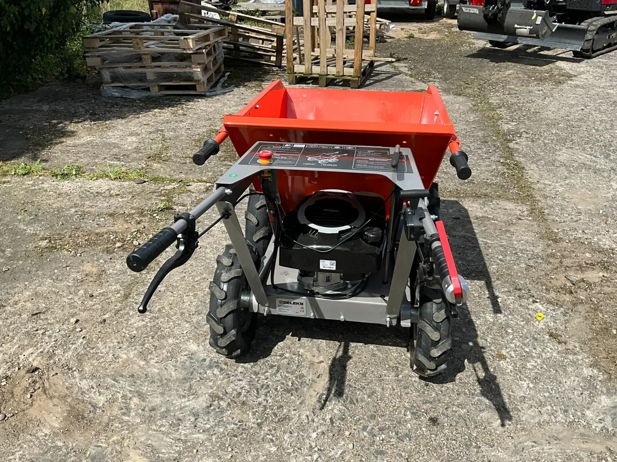 UNUSED DELEKS MD400 4WD WALK BEHIND PETROL MUCK TR - Image 3