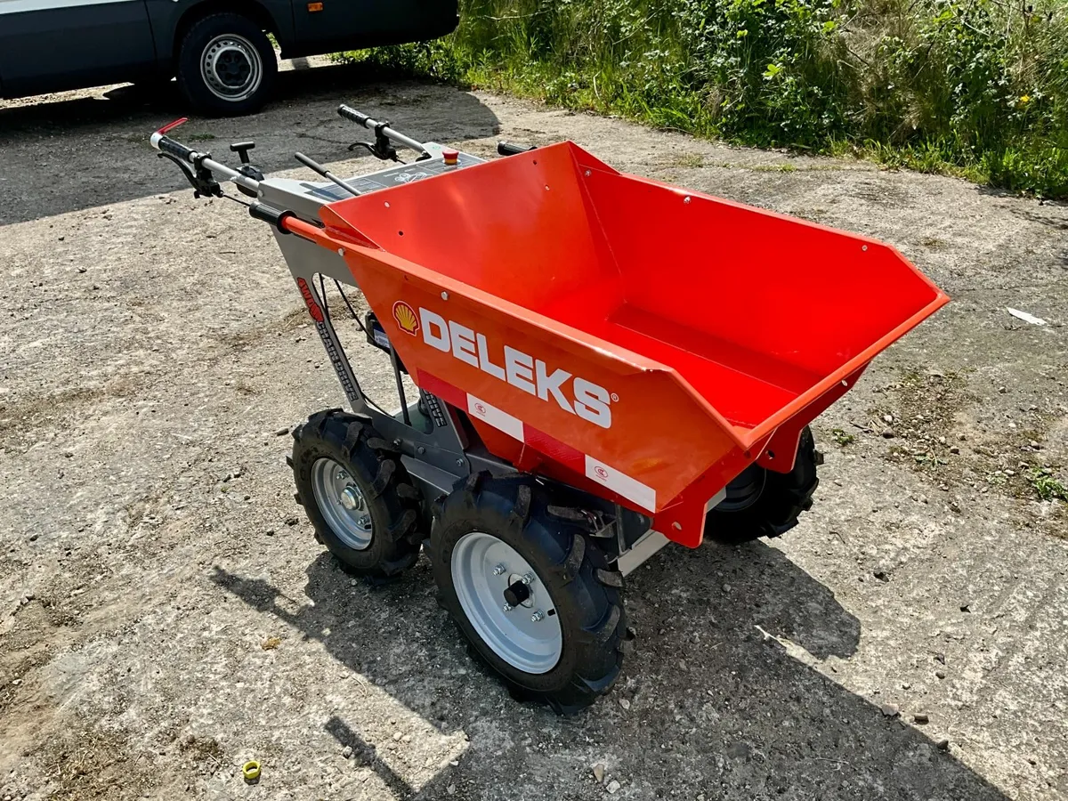 UNUSED DELEKS MD400 4WD WALK BEHIND PETROL MUCK TR - Image 4