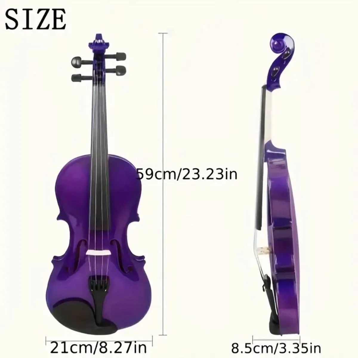 This Is a Handcrafted Solid Wood Violin - Image 3