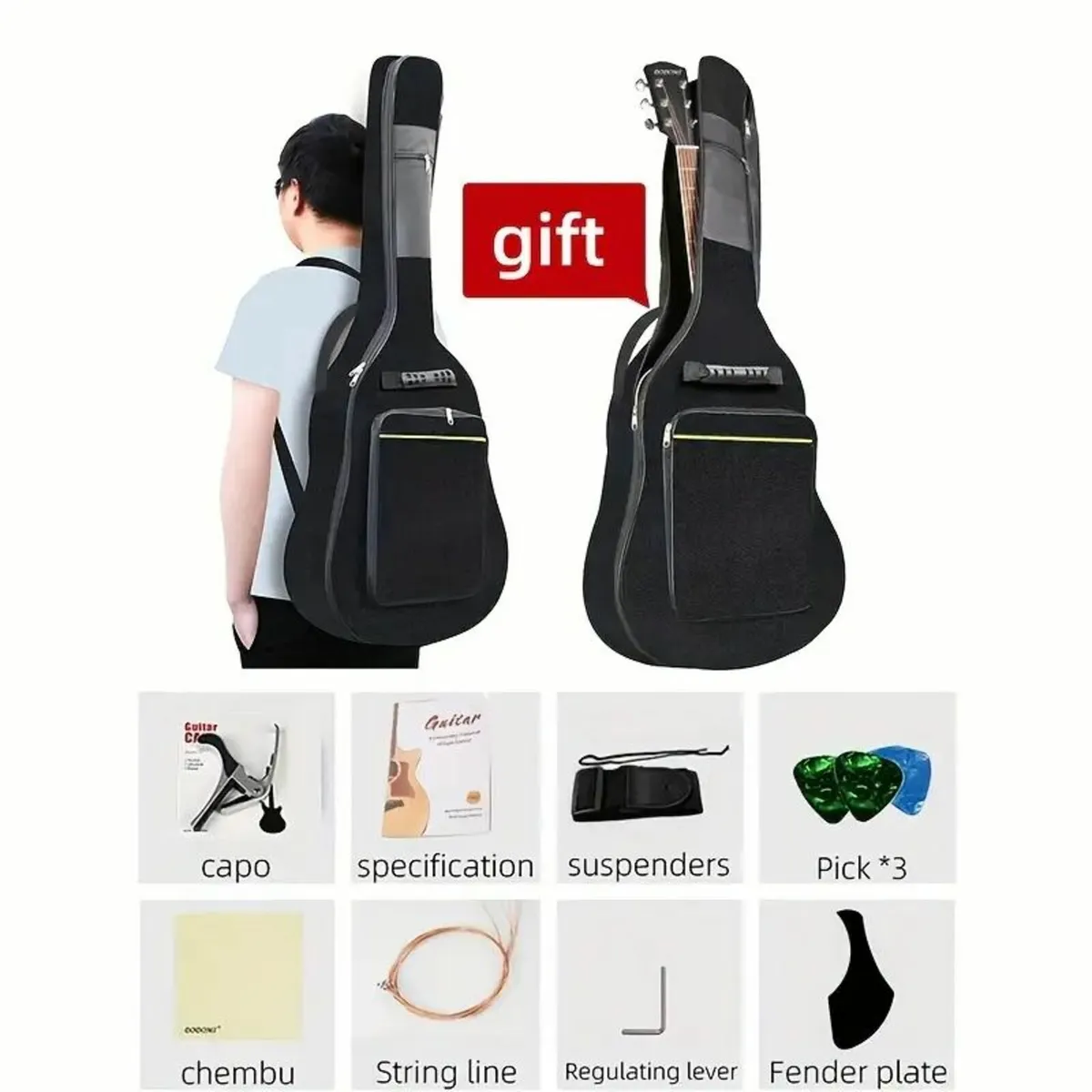 Guitar single board folk guitar performance Playin - Image 3