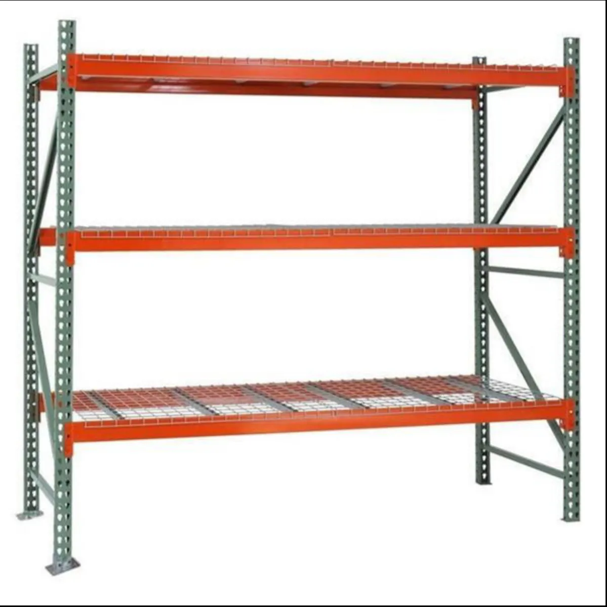 PALLET RACKING SINGLE BAY 3 SHELVES - Image 1
