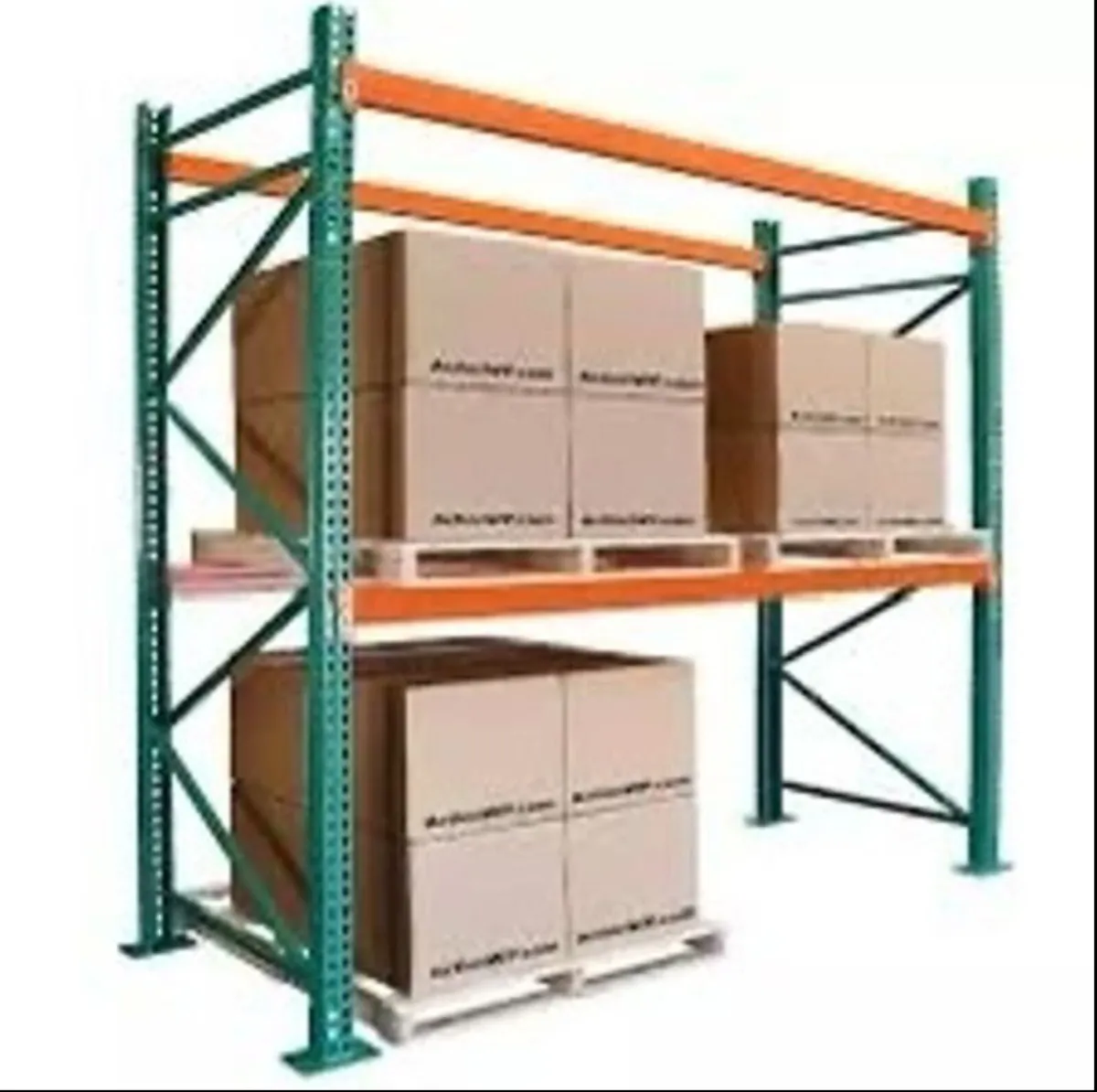 SINGLE BAY PALLET RACKING TWO SHELVES - Image 1