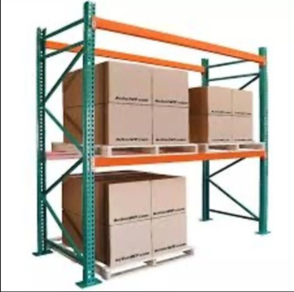 SINGLE BAY PALLET RACKING TWO SHELVES - Image 4